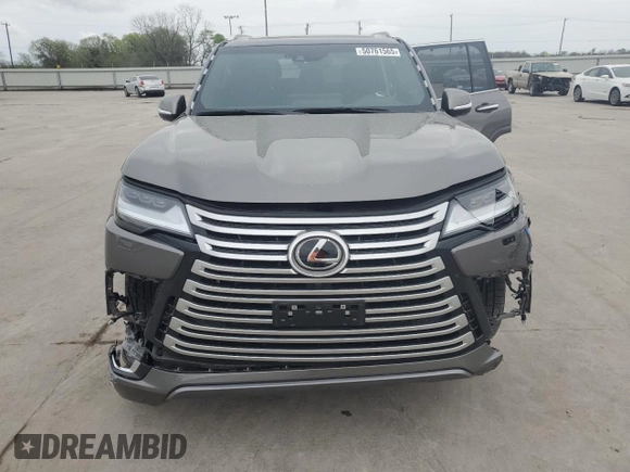 2024 Lexus LX 600 Luxury z VIN JTJGB7CX2R4052260, wystawiony jako Copart lot #50761565 z przebiegiem 15 400 mil mil oraz Szkoda całkowita • Salvage title. Historia ofert i sprzedaży dostępna na DreamBid. Obrazek 5.