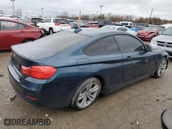 2015 BMW 4 Series 428i xDrive z VIN WBA3N5C5XFK198714, wystawiony jako Copart lot #49602865 z przebiegiem 100 664 mil mil oraz Szkoda całkowita • Salvage title. Historia ofert i sprzedaży dostępna na DreamBid. Obrazek 3.