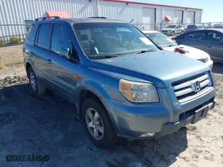 2008 Honda Pilot EX-L with VIN 5FNYF28528B018817, listed as a IAAI auction lot 41608185 with 206,094 mi miles. Bid and sale history available at carsss.com. Image 1.