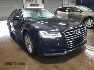 2017 Audi A8 z VIN WAU44AFD2HN014533, wystawiony jako Copart lot #46684705 z przebiegiem 94 030 mil mil oraz Szkody całkowita. Historia ofert i sprzedaży dostępna na DreamBid. Obrazek 4.