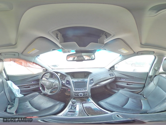2014 Acura RLX Tech Pkg with VIN JH4KC1F59EC006635, listed as a Copart auction lot 41988735 with 0 mi miles and Salvage Title. Bid and sale history available at carsss.com. Image 13.