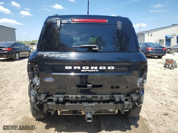 2023 Ford Bronco Sport Outer Banks with VIN 3FMCR9C65PRD55002, listed as a Copart auction lot 49676405 with 49,918 mi miles and Non Repairable. Bid and sale history available at carsss.com. Image 6.