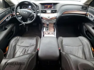 2011 Infiniti M37 with VIN JN1BY1AR5BM372565, listed as a Copart auction lot 84154384 with 318,255 mi miles and Salvage Title. Bid and sale history available at carsss.com. Image 8.