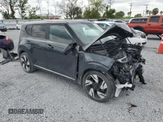 2024 Kia Soul GT-Line with VIN KNDJ53AU3R7896825, listed as a Copart auction lot 50080405 with 12,851 mi miles and Non Repairable. Bid and sale history available at carsss.com. Image 4.