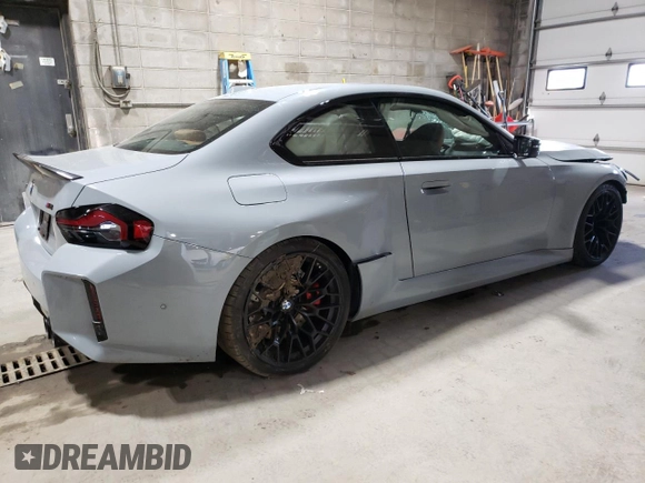 2023 BMW M2 with VIN 3MF13DM0XP8D71547, listed as a Copart auction lot 51157244 with 33,365 mi miles. Bid and sale history available at carsss.com. Image 3.