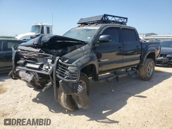 2014 Toyota Tacoma PreRunner with VIN 5TFJX4GN5EX036824, listed as a Copart auction lot 53106185 with 166,843 mi miles and Salvage title. Bid and sale history available at DreamBid. Image 1.