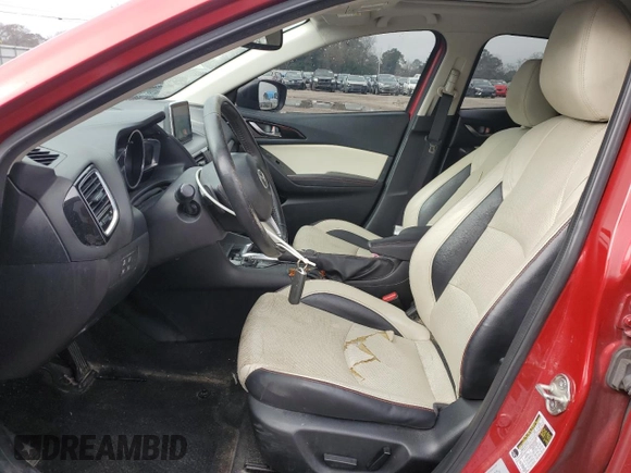 2015 Mazda 3 S Grand Touring with VIN JM1BM1M30F1263194, listed as a Copart auction lot 42605305 with 156,614 mi miles and Salvage Title. Bid and sale history available at DreamBid. Image 7.