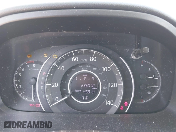 2014 Honda CR-V EX-L with VIN 5J6RM4H73EL106446, listed as a IAAI auction lot 42035510 with 235,070 mi miles. Bid and sale history available at carsss.com. Image 7.