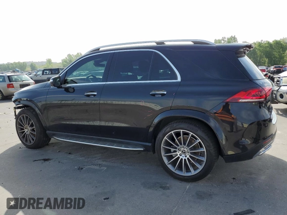 2021 Mercedes-Benz GLE 350 with VIN 4JGFB4KB2MA570877, listed as a Copart auction lot 58074685 with 15,253 mi miles and Salvage title. Bid and sale history available at DreamBid. Image 2.