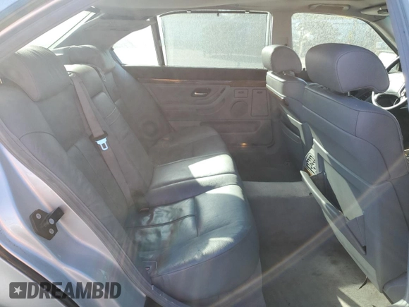 2001 BMW 7 Series 740iL with VIN WBAGH83451DP22611, listed as a Copart auction lot 81555074 with 217,717 mi miles and Salvage Title. Bid and sale history available at carsss.com. Image 10.