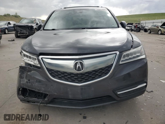 2016 Acura MDX Advance z VIN 5FRYD4H95GB057872, wystawiony jako Copart lot #56904245 z przebiegiem 107 160 mil mil oraz Szkoda całkowita • Salvage title. Historia ofert i sprzedaży dostępna na DreamBid. Obrazek 5.
