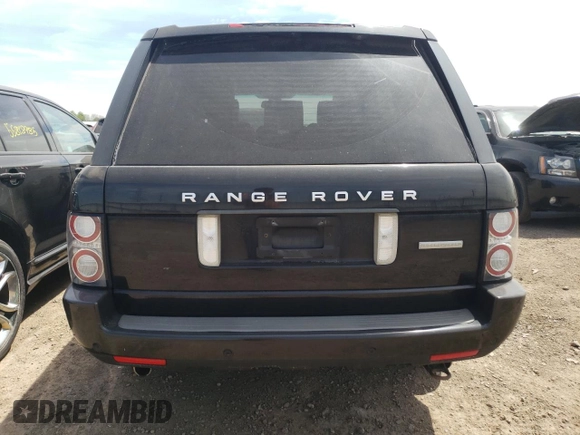 2011 Land Rover Range Rover SC with VIN SALMF1E44BA331798, listed as a Copart auction lot 55772805 with 136,560 mi miles and Salvage title. Bid and sale history available at DreamBid. Image 6.