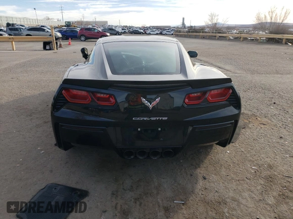 2014 Chevrolet Corvette 3LT with VIN 1G1YF2D70E5105421, listed as a Copart auction lot 45917005 with 94,130 mi miles and Salvage title. Bid and sale history available at DreamBid. Image 6.