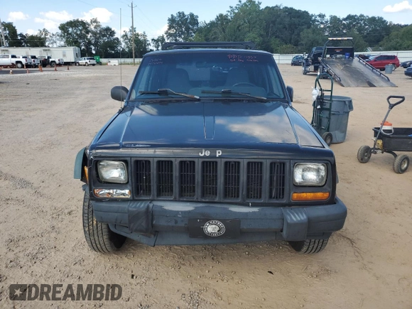 1997 Jeep Cherokee SE with VIN 1J4FJ28S6VL563756, listed as a Copart auction lot 74795074 with 196,118 mi miles and Salvage Title. Bid and sale history available at carsss.com. Image 5.