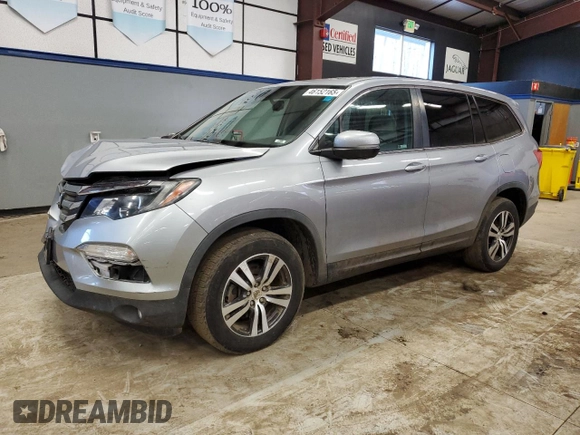 2018 Honda Pilot EX-L with VIN 5FNYF6H53JB005975, listed as a Copart auction lot 46152165 with 78,035 mi miles and Salvage Title. Bid and sale history available at DreamBid. Image 1.