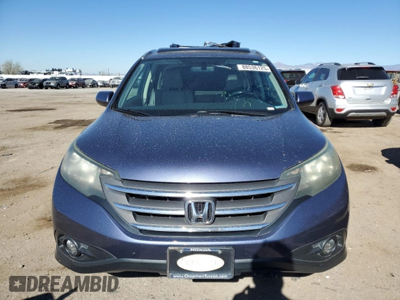 2014 Honda CR-V EX-L with VIN 5J6RM4H77EL048695, listed as a Copart auction lot 88536125 with 208,324 mi miles and Salvage Title. Bid and sale history available at carsss.com. Image 5.