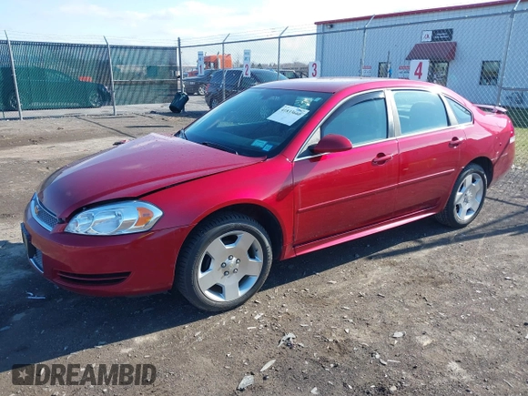 2013 Chevrolet Impala LT with VIN 2G1WB5E30D1172696, listed as a IAAI auction lot 41833660 with 42,156 mi miles and . Bid and sale history available at DreamBid. Image 2.