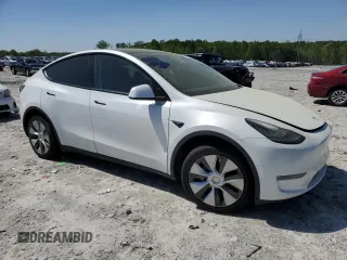 2020 Tesla Model Y Long Range z VIN 5YJYGDEE7LF047073, wystawiony jako Copart lot #51982725 z przebiegiem 182 364 mil mil oraz Szkody całkowita. Historia ofert i sprzedaży dostępna na DreamBid. Obrazek 4.