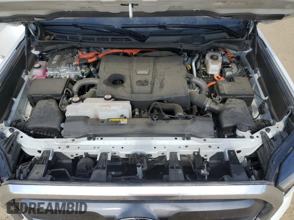 2023 Toyota Tundra Limited Hybrid with VIN 5TFJC5DBXPX022822, listed as a Copart auction lot 77610044 with 32,908 mi miles and Salvage title. Bid and sale history available at DreamBid. Image 11.