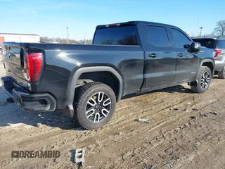 2021 GMC Sierra 1500 AT4 with VIN 1GTP9EEL1MZ429962, listed as a IAAI auction lot 41223344 with 1 mi miles. Bid and sale history available at carsss.com. Image 4.
