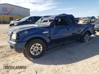 2008 Ford Ranger XL with VIN 1FTYR14U68PA29646, listed as a Copart auction lot 45421145 with 123,297 mi miles and Salvage Title. Bid and sale history available at carsss.com. Image 1.