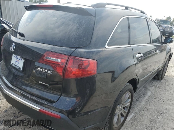 2013 Acura MDX Advance Pkg with VIN 2HNYD2H60DH521615, listed as a Copart auction lot 66623033 with 133,489 mi miles and Salvage Title. Bid and sale history available at carsss.com. Image 3.