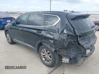 2019 Hyundai Santa Fe SE with VIN 5NMS23AD1KH074388, listed as a IAAI auction lot 41539007 with 123,570 mi miles. Bid and sale history available at carsss.com. Image 3.