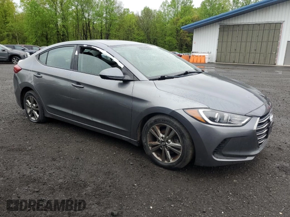 2018 Hyundai Elantra SEL with VIN 5NPD84LFXJH294755, listed as a Copart auction lot 55169735 with 126,999 mi miles and Clean Title. Bid and sale history available at DreamBid. Image 4.