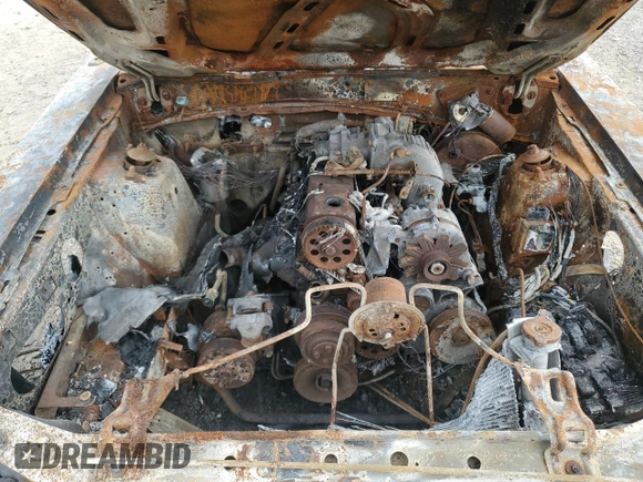 1987 Ford Mustang with VIN 1FABP41A5HF135072, listed as a Copart auction lot 57586605 with Not provided miles and Salvage title. Bid and sale history available at DreamBid. Image 11.