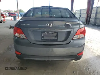 2013 Hyundai Accent GLS with VIN KMHCU4AE5DU338233, listed as a Copart auction lot 88446315 with 0 mi miles and Salvage Title. Bid and sale history available at carsss.com. Image 6.