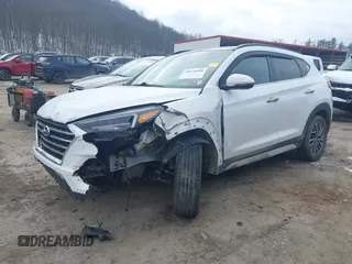 2019 Hyundai Tucson Ultimate with VIN KM8J3CALXKU016834, listed as a IAAI auction lot 40970606 with 104,208 mi miles. Bid and sale history available at carsss.com. Image 17.