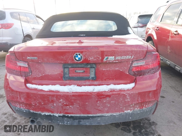 2016 BMW 2 Series 228i xDrive with VIN WBA1L9C56GV324278, listed as a IAAI auction lot 41414710 with 101,785 mi miles. Bid and sale history available at carsss.com. Image 16.