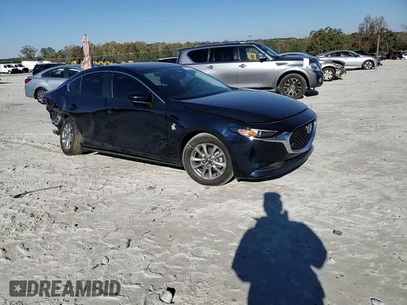 2021 Mazda 3 S with VIN 3MZBPAAL6MM254248, listed as a Copart auction lot 80658484 with 46,838 mi miles and Salvage title. Bid and sale history available at DreamBid. Image 11.