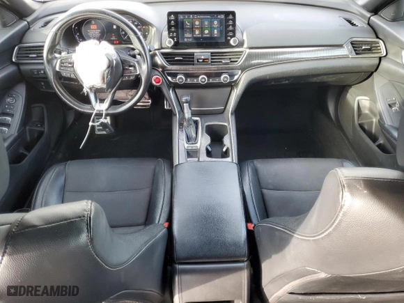 2018 Honda Accord Sedan Sport 1.5T with VIN 1HGCV1F30JA154274, listed as a Copart auction lot 47090865 with 173,176 mi miles and Salvage Title. Bid and sale history available at carsss.com. Image 8.