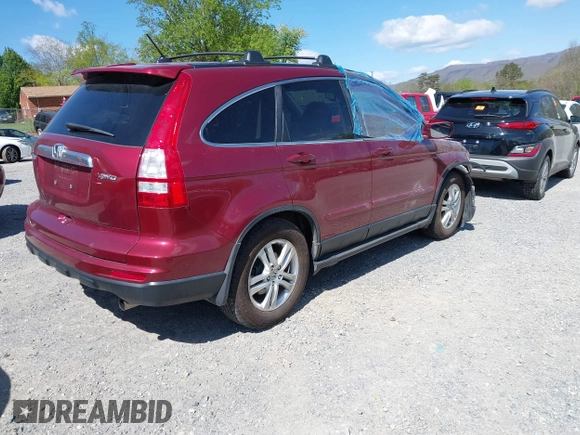 2010 Honda CR-V EX-L with VIN 5J6RE4H7XAL061643, listed as a IAAI auction lot 42044374 with 96,634 mi miles and . Bid and sale history available at carsss.com. Image 4.