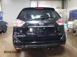 2015 Nissan Rogue SV with VIN KNMAT2MV2FP587220, listed as a Copart auction lot 52145405 with 200,366 mi miles and Salvage Title. Bid and sale history available at DreamBid. Image 6.