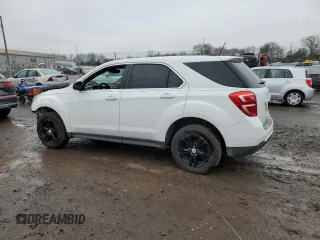 2016 Chevrolet Equinox LS with VIN 2GNALBEK9G1128731, listed as a Copart auction lot 51890585 with 93,980 mi miles and Salvage Title. Bid and sale history available at carsss.com. Image 2.