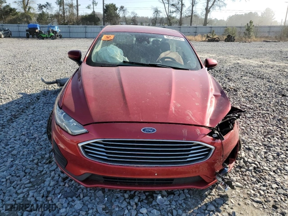 2020 Ford Fusion SE with VIN 3FA6P0HD8LR119874, listed as a Copart auction lot 48738655 with 57,077 mi miles and Salvage Title. Bid and sale history available at carsss.com. Image 5.