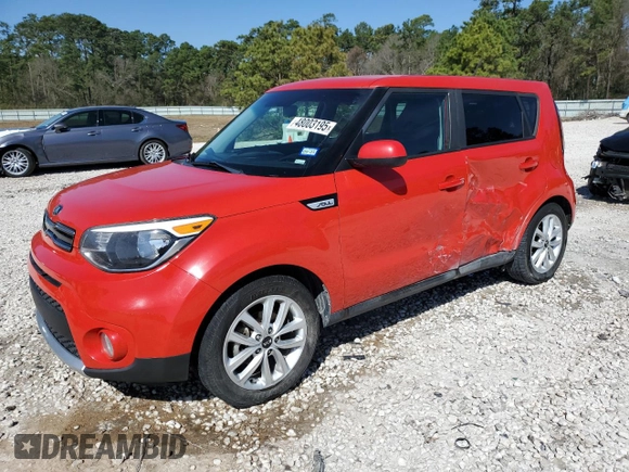 2018 Kia Soul + with VIN KNDJP3A55J7617320, listed as a Copart auction lot 48003195 with 105,266 mi miles and Clean Title. Bid and sale history available at carsss.com. Image 1.