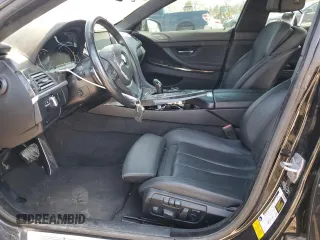 2015 BMW 6 Series 640i with VIN WBA6A0C5XFD318947, listed as a Copart auction lot 50228615 with 78,202 mi miles and Salvage Title. Bid and sale history available at carsss.com. Image 7.