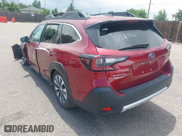 2024 Subaru Outback Limited with VIN 4S4BTANC8R3111136, listed as a IAAI auction lot 42624761 with 20,687 mi miles and . Bid and sale history available at DreamBid. Image 3.