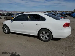 2013 Volkswagen Passat SE with VIN 1VWBP7A35DC016573, listed as a Copart auction lot 47495015 with 137,450 mi miles and Salvage Title. Bid and sale history available at carsss.com. Image 2.