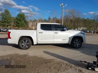 2024 Toyota Tundra Capstone Hybrid with VIN 5TFVC5DB3RX062793, listed as a IAAI auction lot 40829567 with 15,683 mi miles and . Bid and sale history available at DreamBid. Image 13.