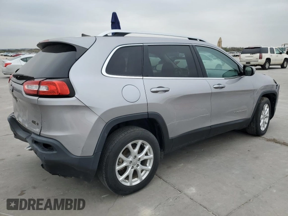 2018 Jeep Cherokee Latitude Plus with VIN 1C4PJLLB7JD605475, listed as a Copart auction lot 81552074 with 43,026 mi miles and Salvage title. Bid and sale history available at DreamBid. Image 3.