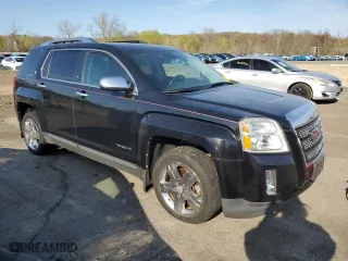 2012 GMC Terrain SLT-2 with VIN 2GKFLXE57C6309138, listed as a Copart auction lot 54152785 with 134,871 mi miles and Salvage Title. Bid and sale history available at carsss.com. Image 4.