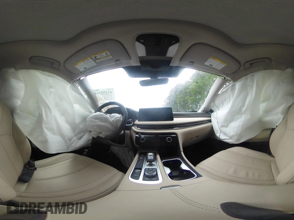 2025 Infiniti QX60 Luxe with VIN 5N1AL1FS6SC351230, listed as a IAAI auction lot 42285154 with 310 mi miles and . Bid and sale history available at DreamBid. Image 18.