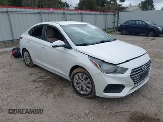 2019 Hyundai Accent SE with VIN 3KPC24A33KE045001, listed as a IAAI auction lot 40857224 with Not Provided miles and . Bid and sale history available at carsss.com. Image 1.