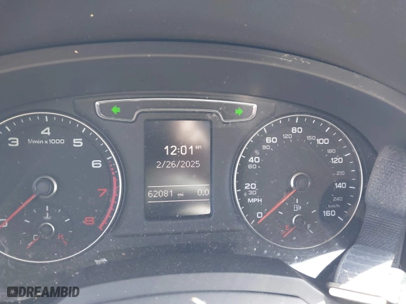 2018 Audi Q3 Premium with VIN WA1BCCFS1JR000736, listed as a IAAI auction lot 41802192 with 62,081 mi miles. Bid and sale history available at carsss.com. Image 7.