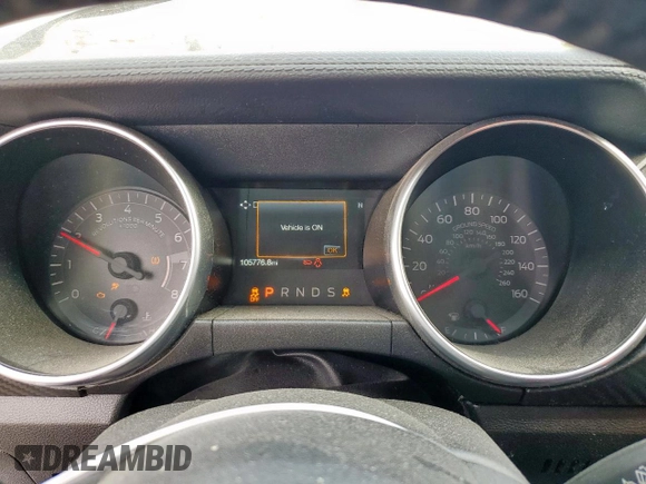 2019 Ford Mustang EcoBoost with VIN 1FA6P8TH8K5180488, listed as a Copart auction lot 57517845 with 105,776 mi miles and Salvage title. Bid and sale history available at DreamBid. Image 9.