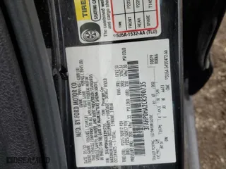 2012 Ford Fusion SE with VIN 3FAHP0HA2CR390735, listed as a Copart auction lot 50382245 with 40,254 mi miles and Salvage Title. Bid and sale history available at carsss.com. Image 12.